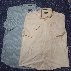 Vintage Eddie Bauer Green Tag Single Stitch Bundle Of 2 Mens XL And XLT T-Shirts